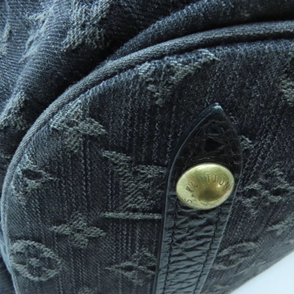 💎✨ DENIM ✨💎 LOUIS VUITTON X-LARGE HOBO MAHINA - Picture 11 of 16